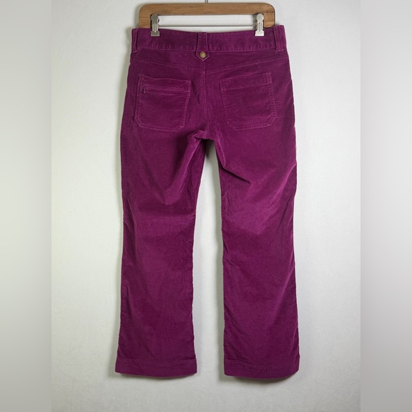 Athleta Women’s Loveland Corduroy Pant Raspberry Low Rise Stretch Cord Size 6P - Picture 5 of 12